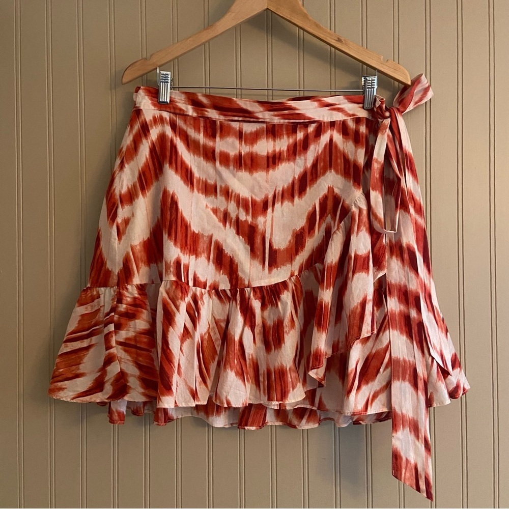 Banana Republic 100% Cotton Tie Dye Wrap Skirt Women’s Size Large